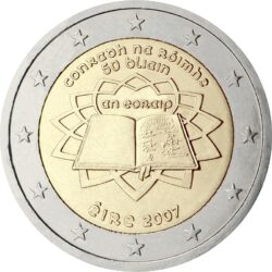 2 евро, Ирландия (50-летие подписания Римского договора)