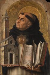 St Thomas Aquinas Carlo Crivelli (15th century)