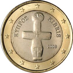 1 евро, Кипр