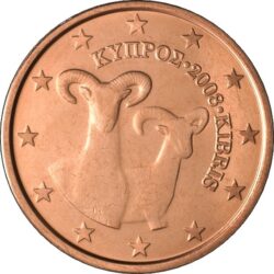 1, 2, 5 eurocents Cyprus
