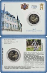 Luxemburg 2 euro 2024 coincard Feiersteppler